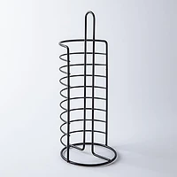 Moda At Home Afton Toilet Paper Reserve-Holder (Black)