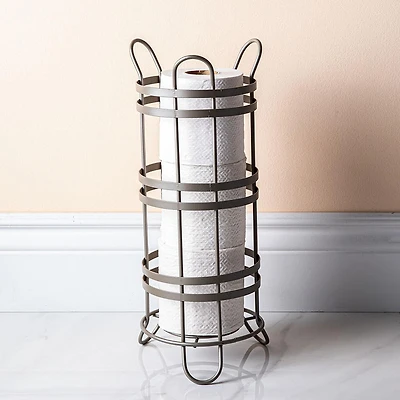 Moda At Home Duke Toilet Paper Reserve-Holder (Satin)