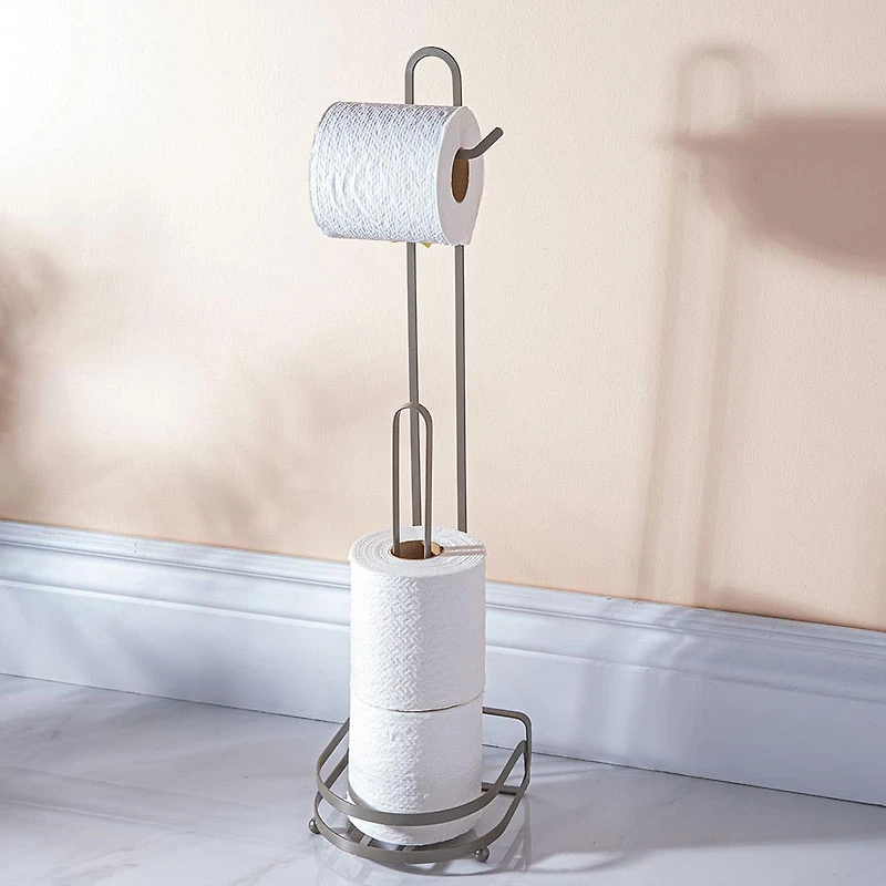 Moda At Home Earl Toilet Paper Reserve-Holder (Satin)
