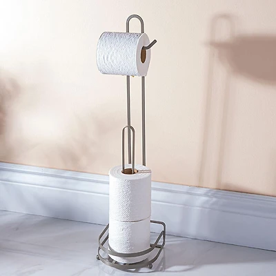 Moda At Home Earl Toilet Paper Reserve-Holder (Satin)
