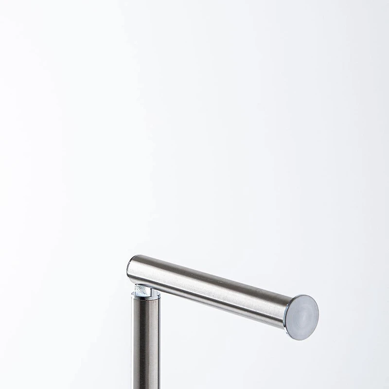 Moda At Home Lira Toilet Paper Reserve-Holder (Silver)