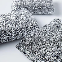 World's Best Original Non-Abrasive Gentle Sponge - Set of 3 (Silver)