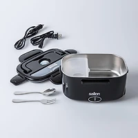 Salton Lunch Break Portable Lunch Carrier-Warmer (Black)