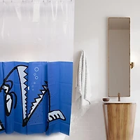 Harman Reinforced Grommet 'Shark' Polyester Shower Curtain