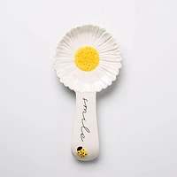 Boston Warehouse Shaped 'Daisy' Ceramic Spoon Rest
