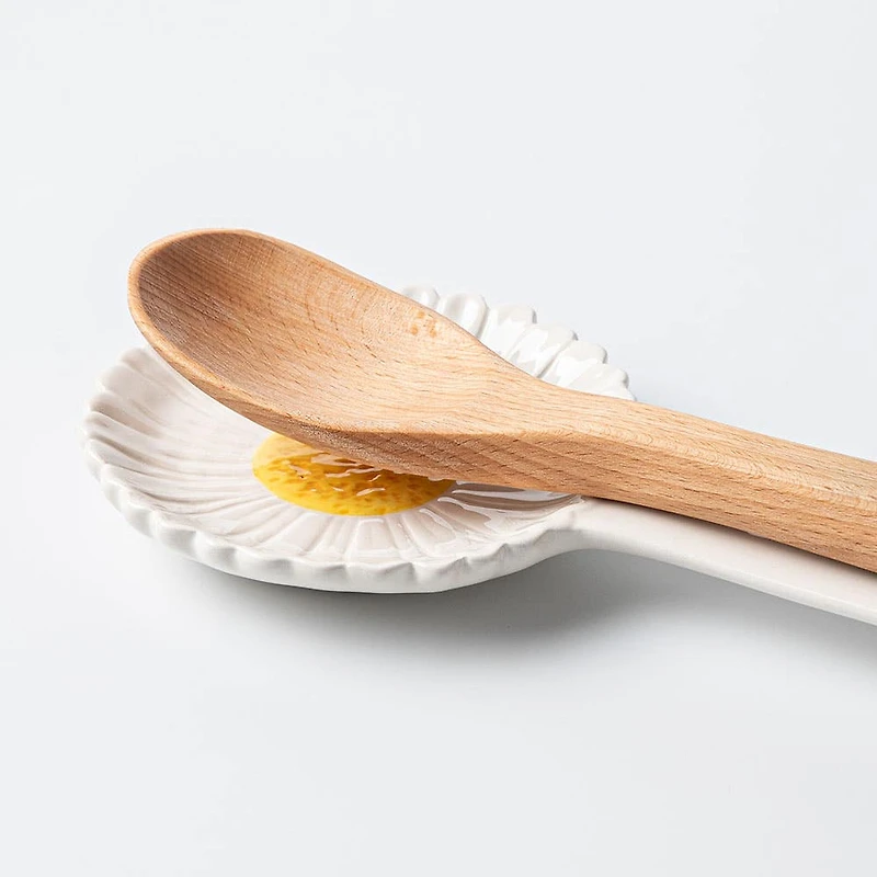 Boston Warehouse Shaped 'Daisy' Ceramic Spoon Rest