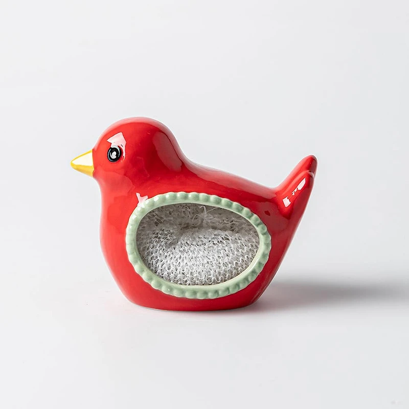 Boston Warehouse Scrubby 'Bird' Ceramic Scrubby Holder