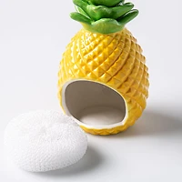 Boston Warehouse Scrubby 'Pineapple' Ceramic Scrubby Holder