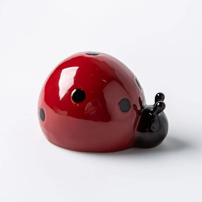 Boston Warehouse Scrubby 'Ladybug' Ceramic Scrubby Holder