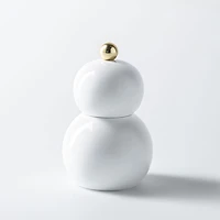 Romer & Bechtel Elite 'Snowman' Wood Pepper Mill (White)
