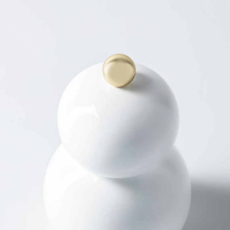 Romer & Bechtel Elite 'Snowman' Wood Pepper Mill (White)