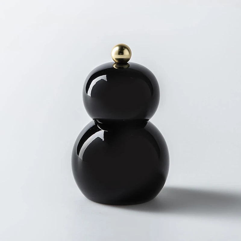 Romer & Bechtel Elite 'Snowman' Wood Pepper Mill (Black)