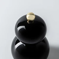 Romer & Bechtel Elite 'Snowman' Wood Pepper Mill (Black)