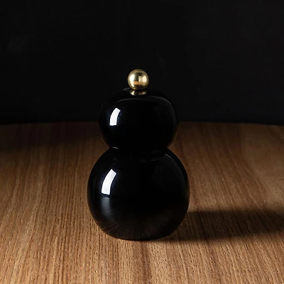 Romer & Bechtel Elite 'Snowman' Wood Pepper Mill (Black)