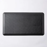 KSP Comfort 'Geometric Floral' Anti-Fatigue Mat 51x91cm (Black)