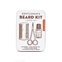 Kikkerland Tin Gentlemans Beard Kit