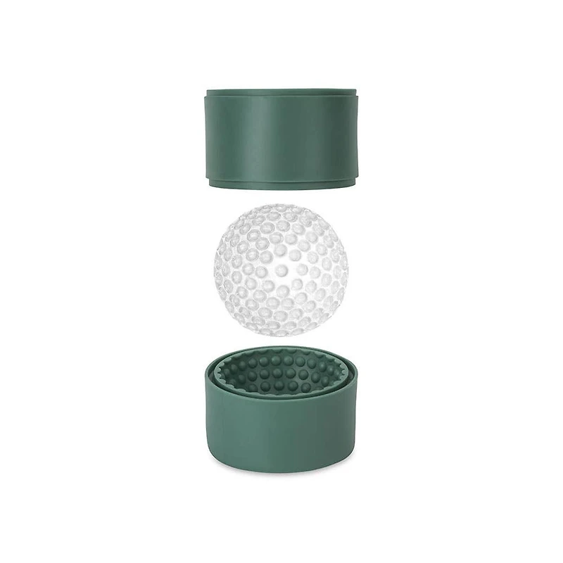 Kikkerland Fairway Golf Ball Reusable Ice Mold - Set of 2 (Green)