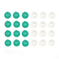 Kikkerland Fairway Golf Ball Resuable Ice Cube Set of 24 (Green/White)