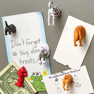 Kikkerland Funky 'Dog Butt' Magnet - Set of 6