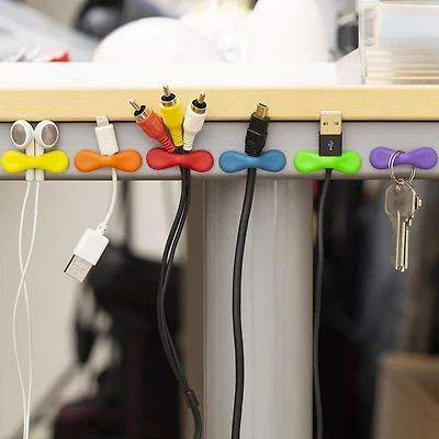 Kikkerland Funky Rainbow Grip Magnets - Set of 6