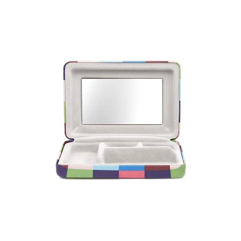 Kikkerland Journey 'Plaid' Travel Jewelry Case (Asstd.)