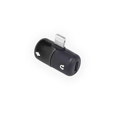 Kikkerland Tech Charge and Listen Adapter (Black)