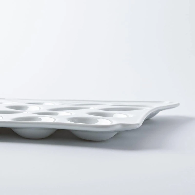 Martha Stewart Patterson Egg Serving Platter (White)