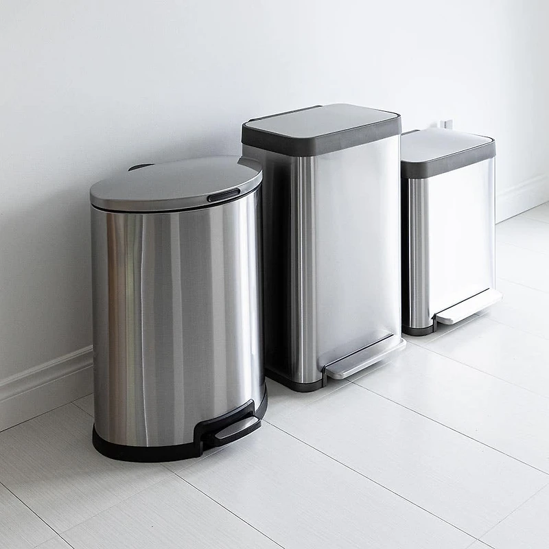 KSP Vertex 'Fingerprint-Proof' Soft-Close Garbage Can (45L)