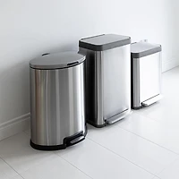 KSP Vertex 'Fingerprint-Proof' Soft-Close Garbage Can (45L)