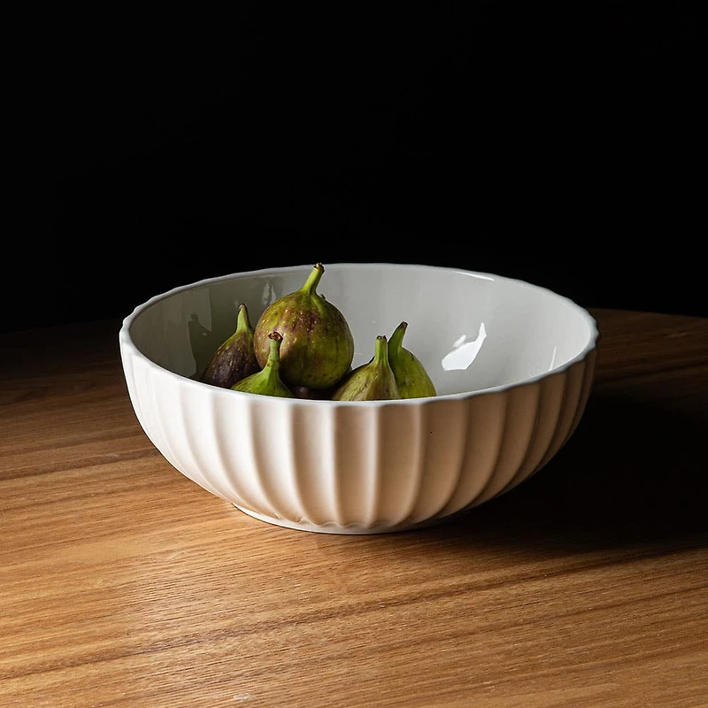 KSP Nicoise Salad Bowl 25.2cm Dia. (White)