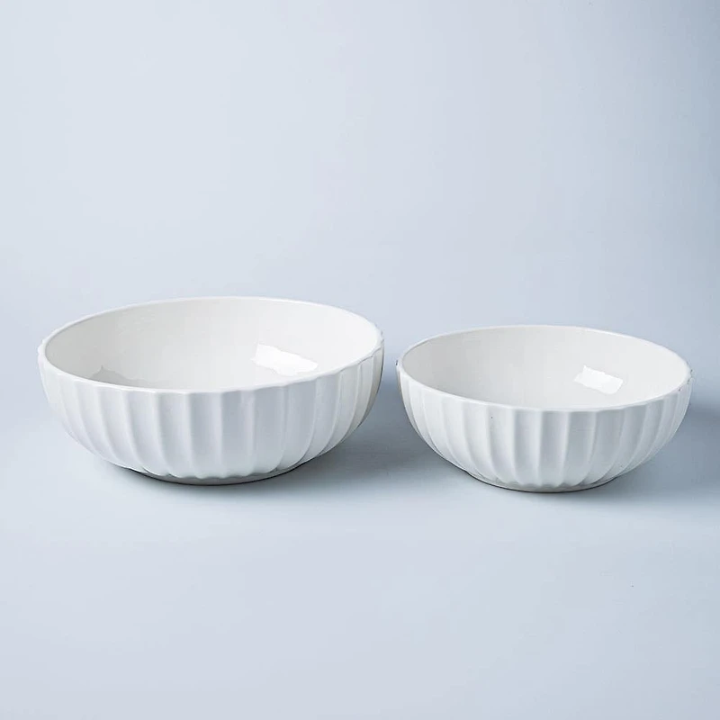 KSP Nicoise Salad Bowl 25.2cm Dia. (White)