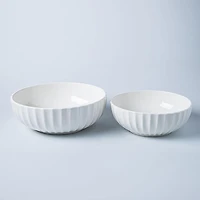 KSP Nicoise Salad Bowl 25.2cm Dia. (White)