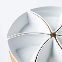 KSP Fixings Serving Set -  S/7 - 31cm Dia. (White)
