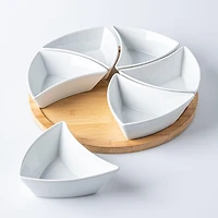 KSP Fixings Serving Set -  S/7 - 31cm Dia. (White)