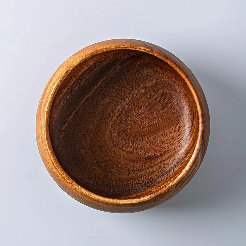 KSP Tala Acacia Wood Round Serving Bowl 27 x 27 x 13 cm
