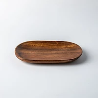 KSP Tala Acacia Wood Oval Serving Tray Small 30 x 20 X 2.5 cm