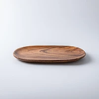 KSP Tala Acacia Wood Oval Serving Tray Medium 36 x 26 x 2.5 cm