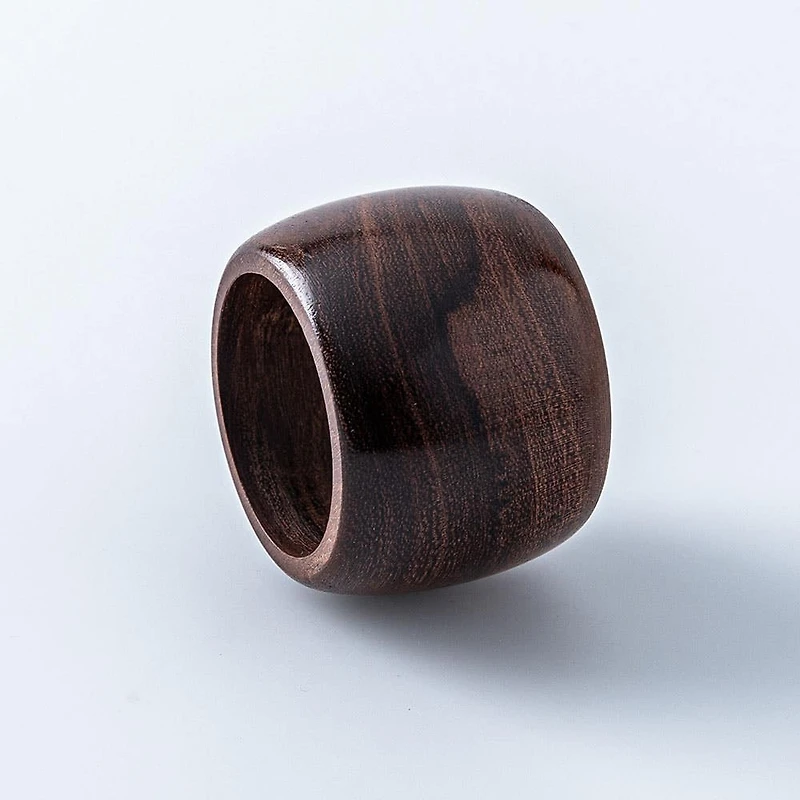 KSP Gather & Dine 'Wood' Napkin Ring (Natural Acacia)
