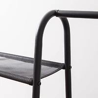 KSP Noir Garment Rack with Shelves (Black)