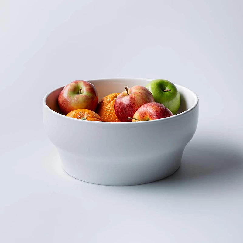 A La Carte 'Essentials' Porcelain Serving Bowl 10.25" Dia. (White)