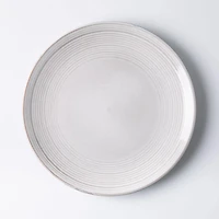 KSP Arcadia Reactive Stoneware Dinnerware - Set of 12 (Grey)