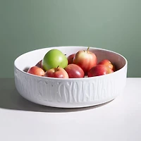 A La Carte 'Essentials' Porcelain Serving Bowl 30 x 9 cm (White)