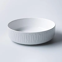 A La Carte 'Essentials' Porcelain Serving Bowl 30 x 9 cm (White)