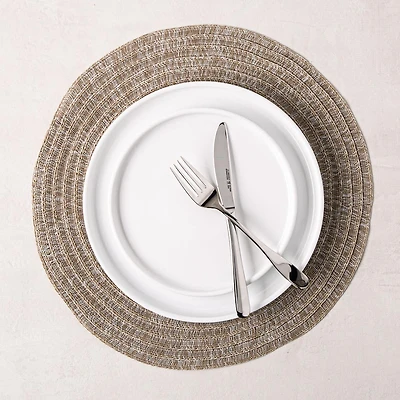 KSP Gather & Dine Cirque Woven Vinyl Placemat (Natural)