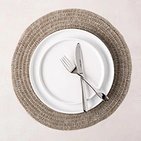 KSP Gather & Dine Cirque Woven Vinyl Placemat (Natural)