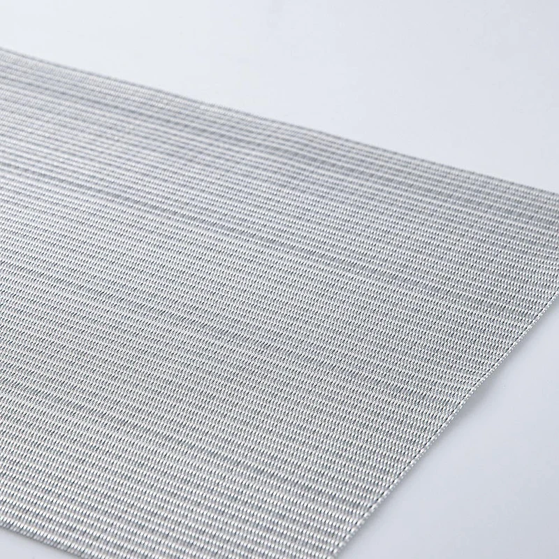KSP Gather & Dine Vega Vinyl Placemat (Silver)