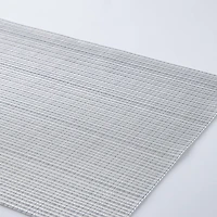 KSP Gather & Dine Vega Vinyl Placemat (Silver)