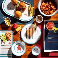 KSP Gather & Dine Vega Vinyl Placemat (Navy)