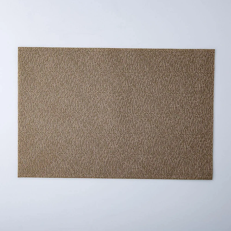 KSP Gather & Dine Glimmer Vinyl Placemat (Gold)