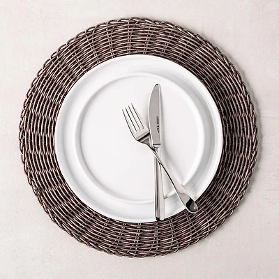 KSP Gather & Dine Graceful Woven Polyrattan Placemat